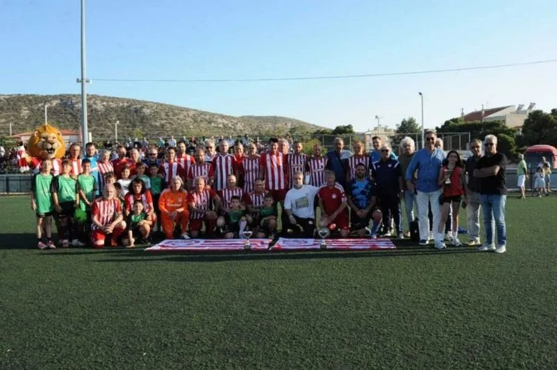 Με Γκαϊτατζή, Κωστούλα και Λουτσιάνο-Τζιοβάνι το φιλικό των παλαιμάχων του Ολυμπιακού στη μνήμη του Σάββα Θεοδωρίδη