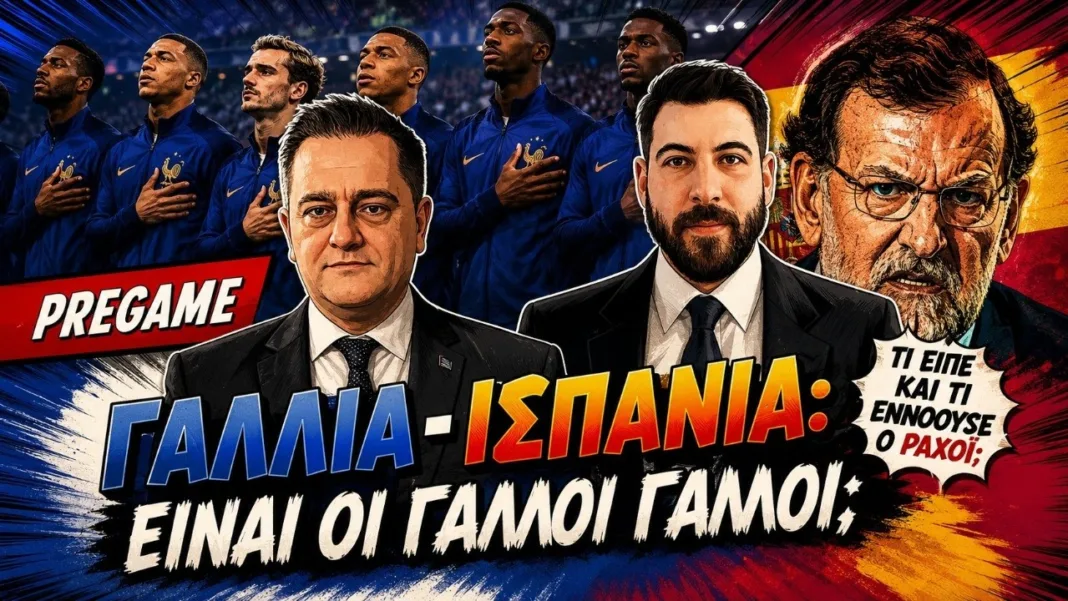 PREGAME ΓΑΛΛΙΑ – ΙΣΠΑΝΙΑ: Είναι οι Γάλλοι Γάλλοι; Τι είπε και τι εννοούσε ο Ραχόι;