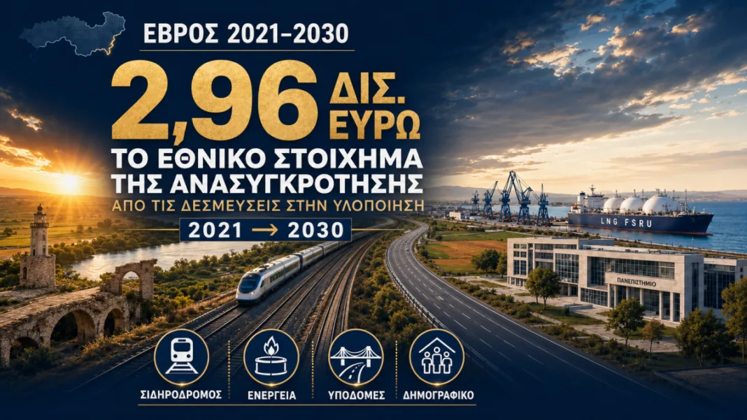 Κώστας Κατσαφάδος: Στα 3 δισ. ευρώ το διευρυμένο σχέδιο για τον Έβρο