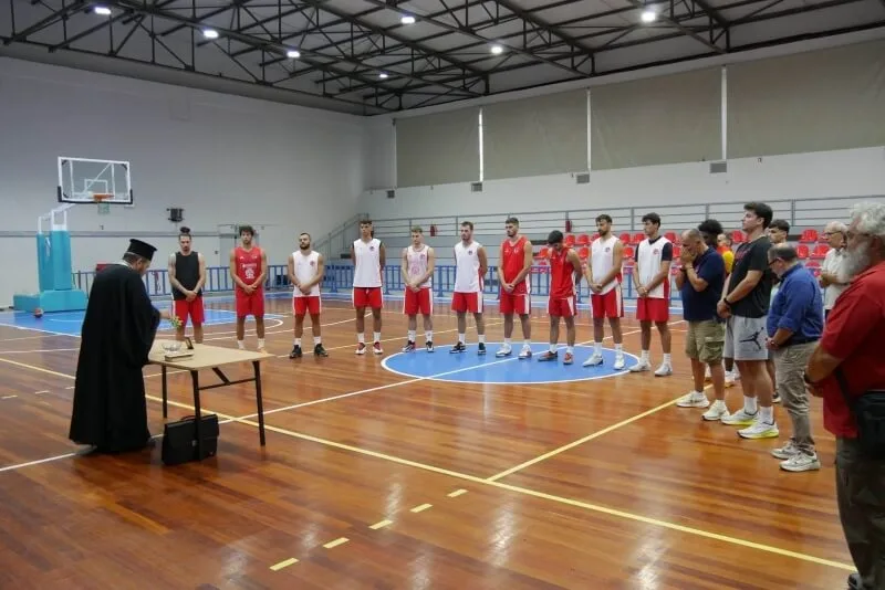 Elite League: Με τον καθιερωμένο αγιασμό η πρώτη προπόνηση του ΓΑΣ Κομοτηνή!