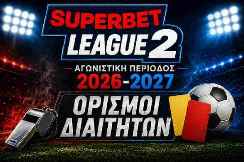 Super League 2: O Ξανθιώτης Δρακίδης στο Πανθρακικός-Πύργος! Οι ορισμοί των διαιτητών για την πρεμιέρα του πρωταθλήματος